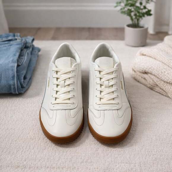 PUMA Club 5v5 Lux White Powder Blue Sneakers Womens 8.5 - Picture 2 of 12